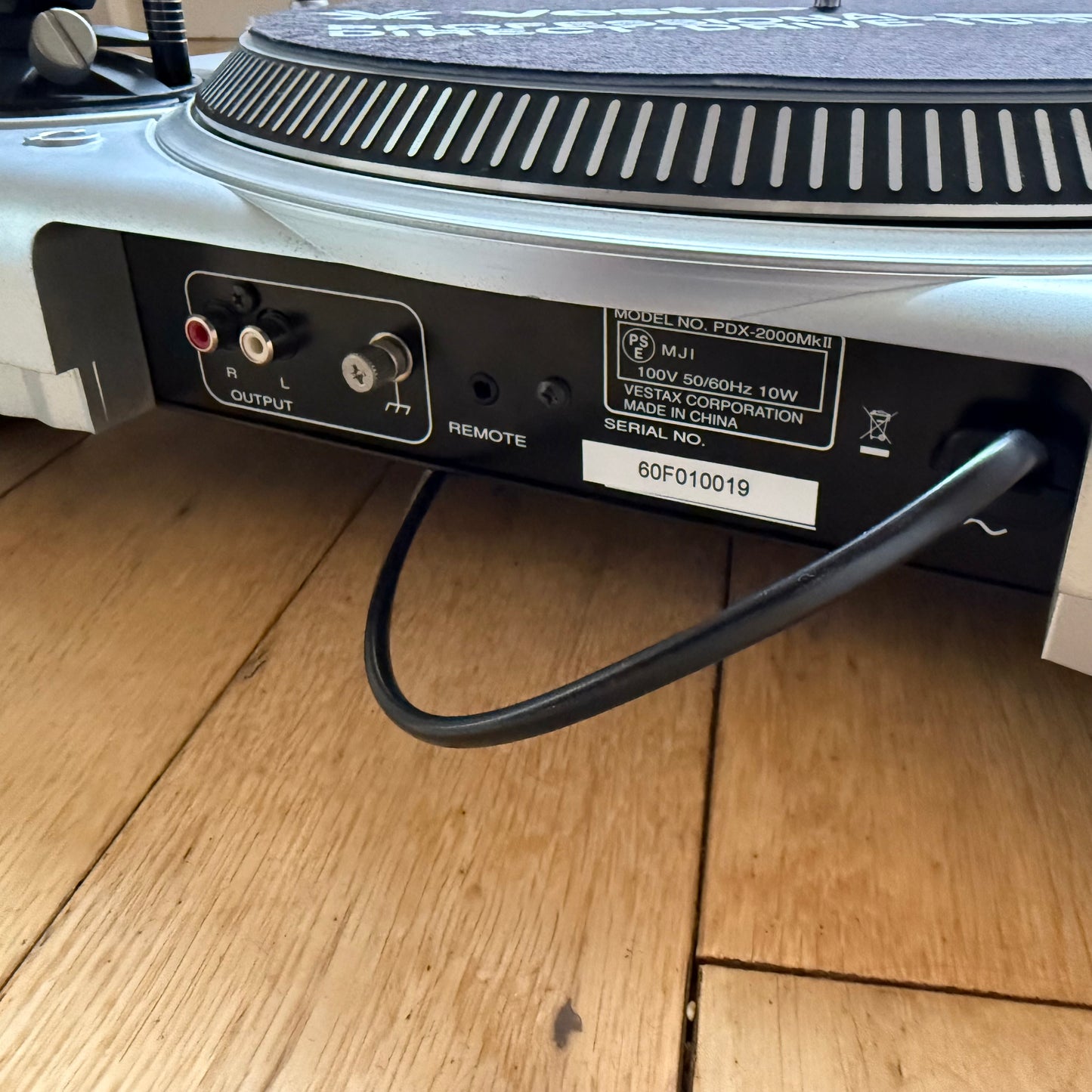 Vestax PDX-2000 MK2 Fully Serviced DJ Turntable Deck