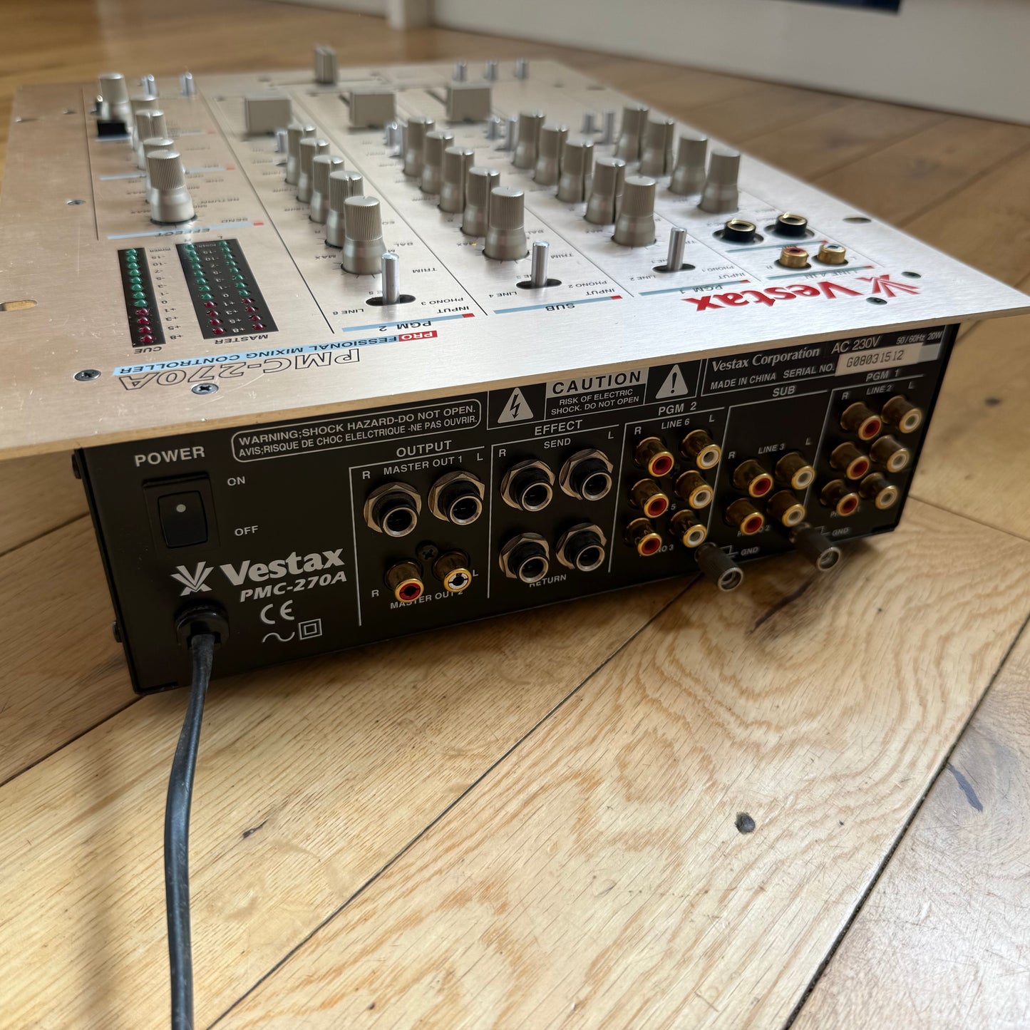 Vestax PMC-270A 3 Channel Analogue Mixer Serviced Ex Condition (Rotary Upgradable)
