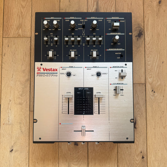 Vestax PMC-07 Pro Scratch DJ Mixer | Serviced with PSU