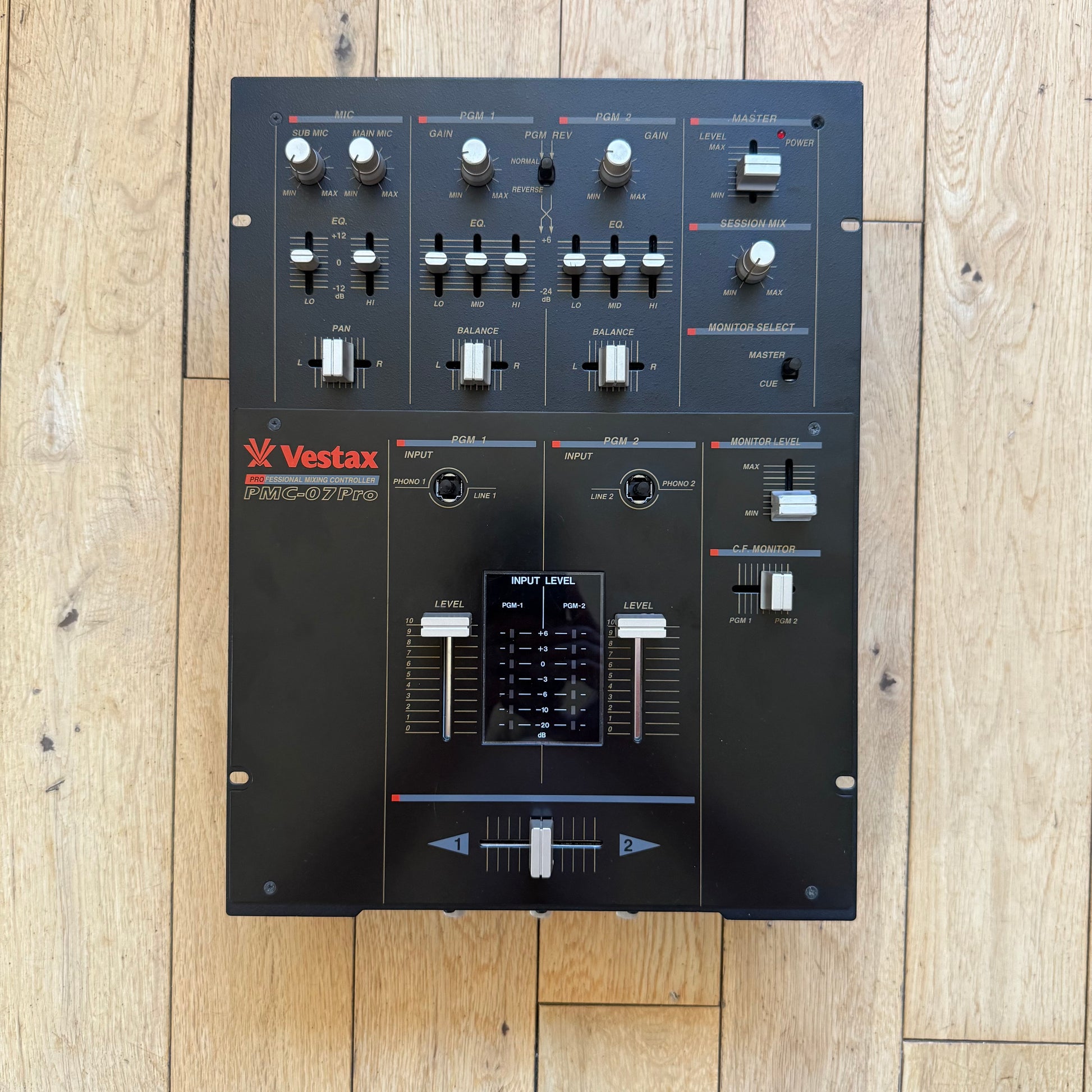 Vestax PMC-07 Pro Black Mixer | Serviced & Upgraded