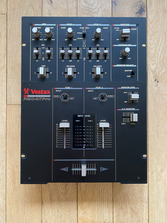 Vestax PMC-07 Pro Mixer Remix Serviced Mixer