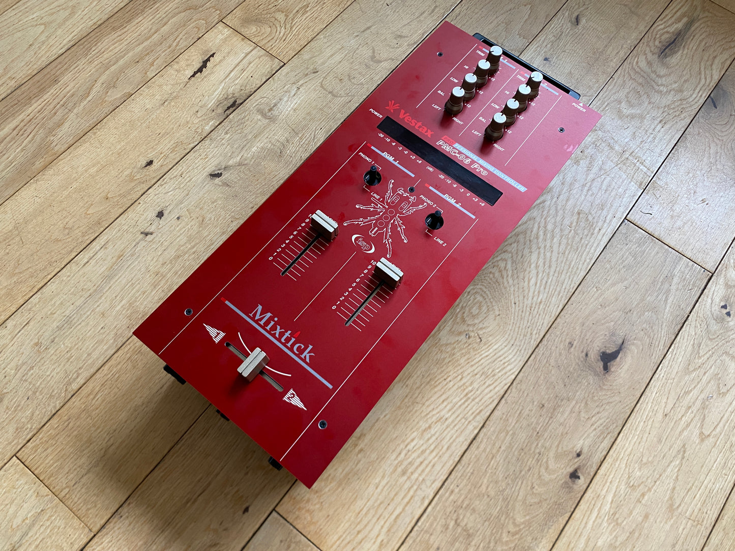 Vestax PMC-06 Pro VCA Serviced Mixer With ISP Faceplate