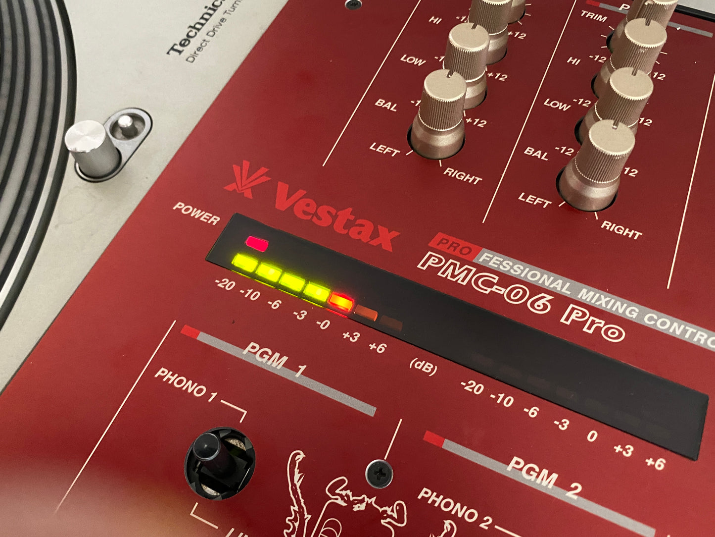 Vestax PMC-06 Pro VCA Serviced Mixer With ISP Faceplate