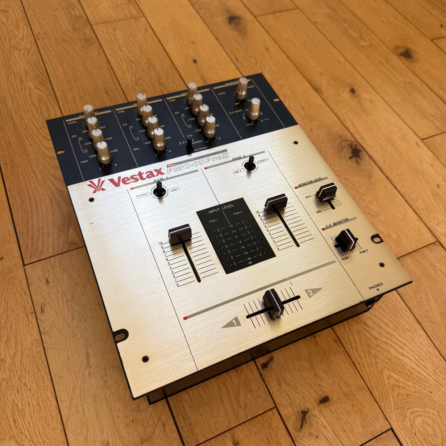 Vestax PMC-05 Pro II Serviced & Upgraded Scratch Mixer with DC-15 PSU
