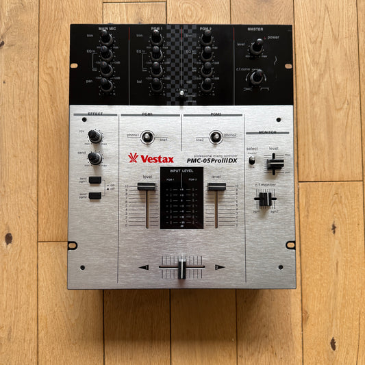 Vestax PMC-05 Pro III DX Scratch Mixer | Serviced PSU