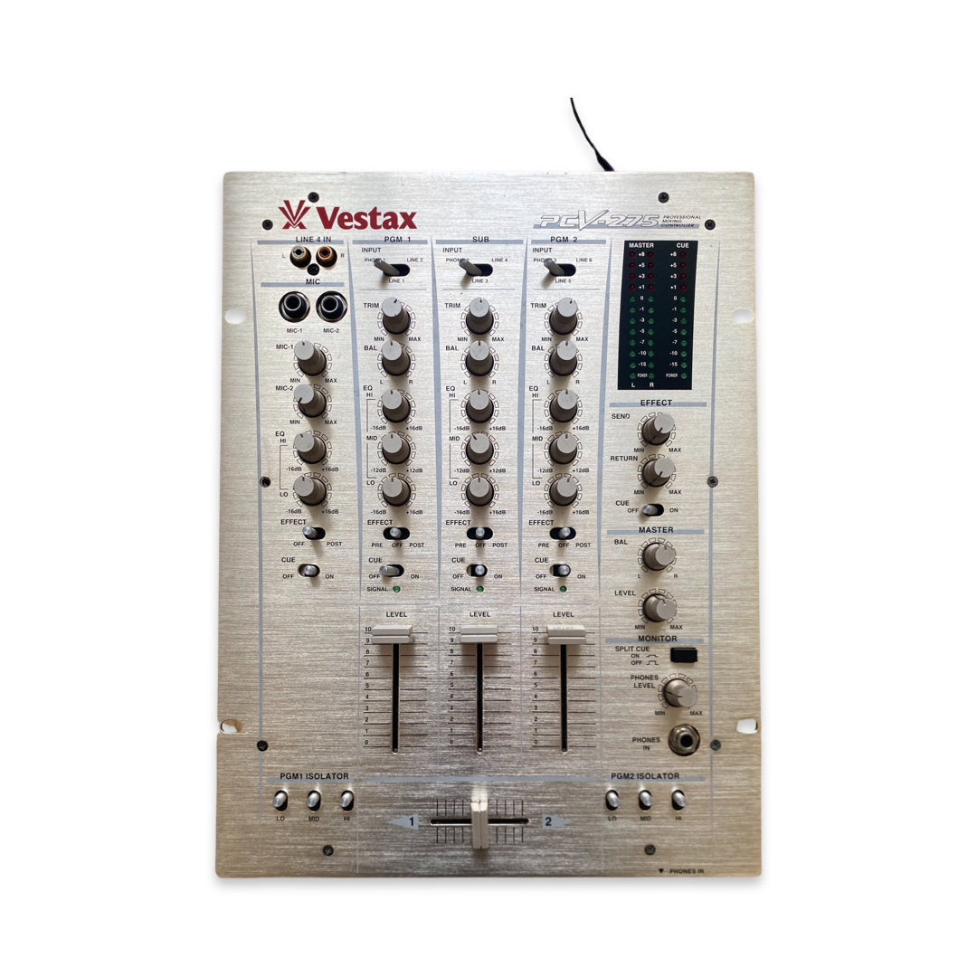 Vestax PCV-275 3 Channel Mixer Serviced Ex Condition