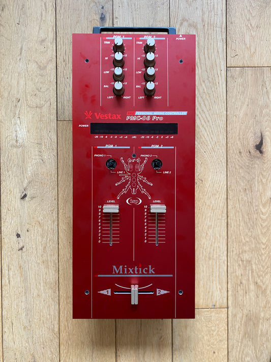 Vestax PMC-06 Pro VCA Serviced Mixer With ISP Faceplate