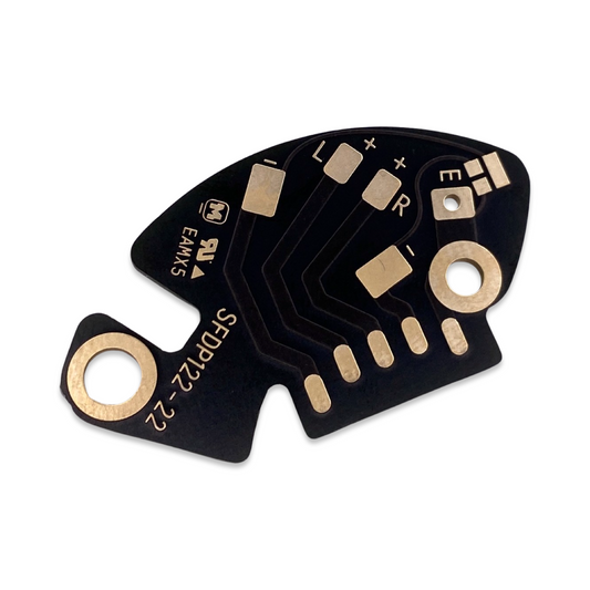 Technics SFDP122-22 SL1200 / SL1210 Phono RCA Tonearm PCB Gold Plated