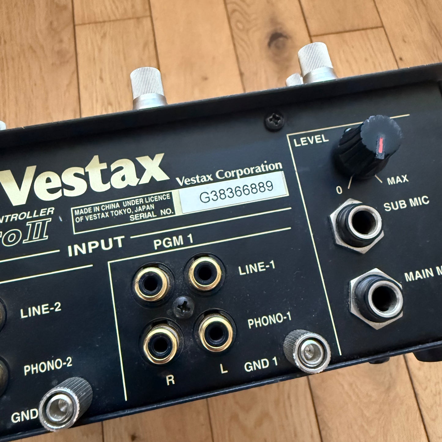 Vestax PMC-05 Pro II Super Clean Serviced Scratch Mixer with DC-15 PSU