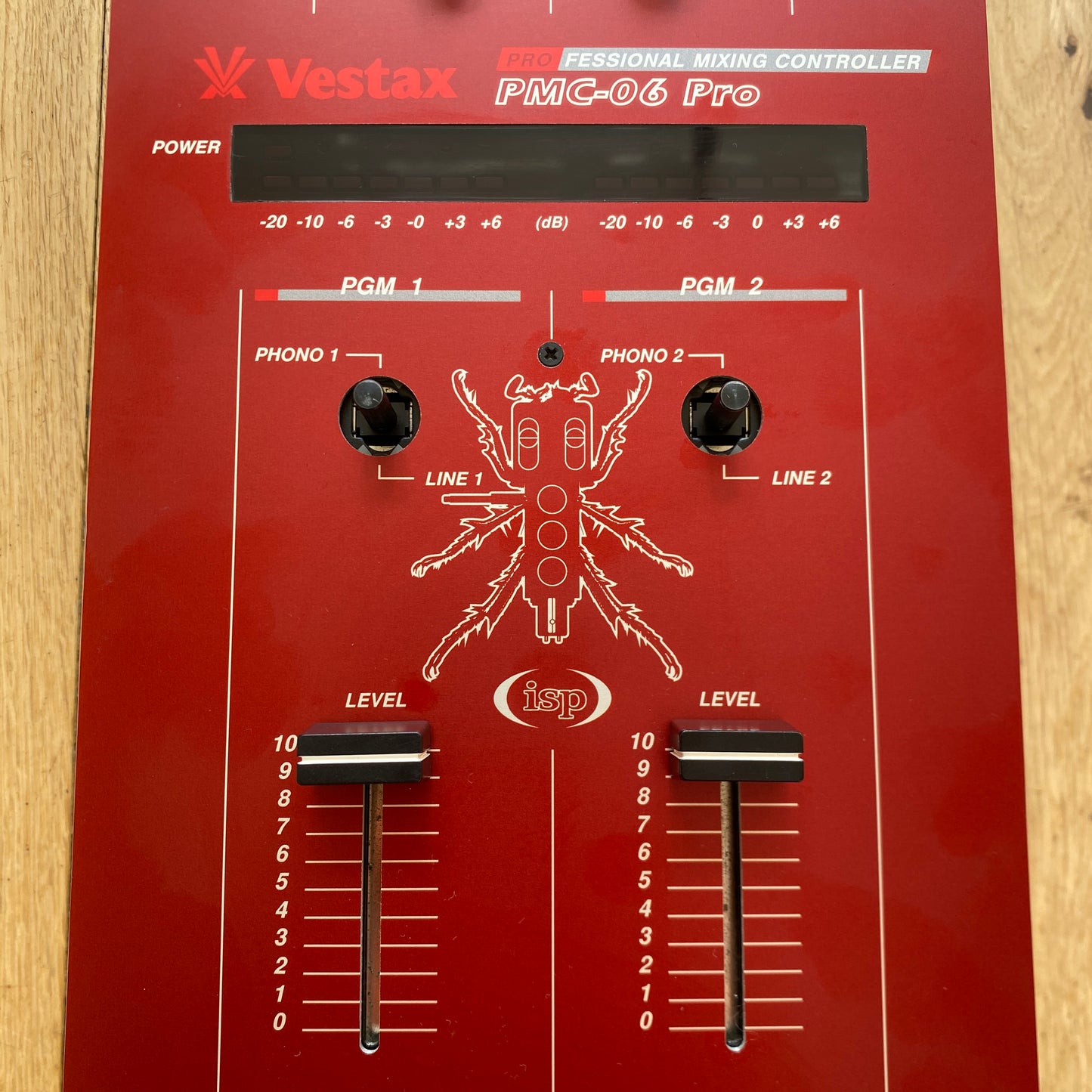 Vestax PMC-06 Pro VCA Serviced Mixer | ISP Faceplate Included