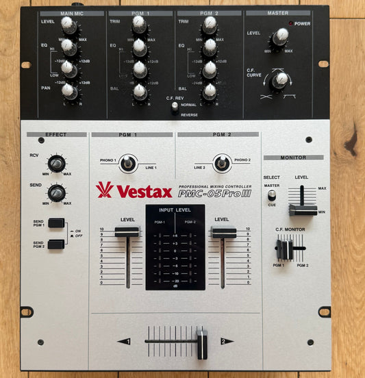 Vestax PMC-05 Pro III Scratch DJ Mixer | Serviced