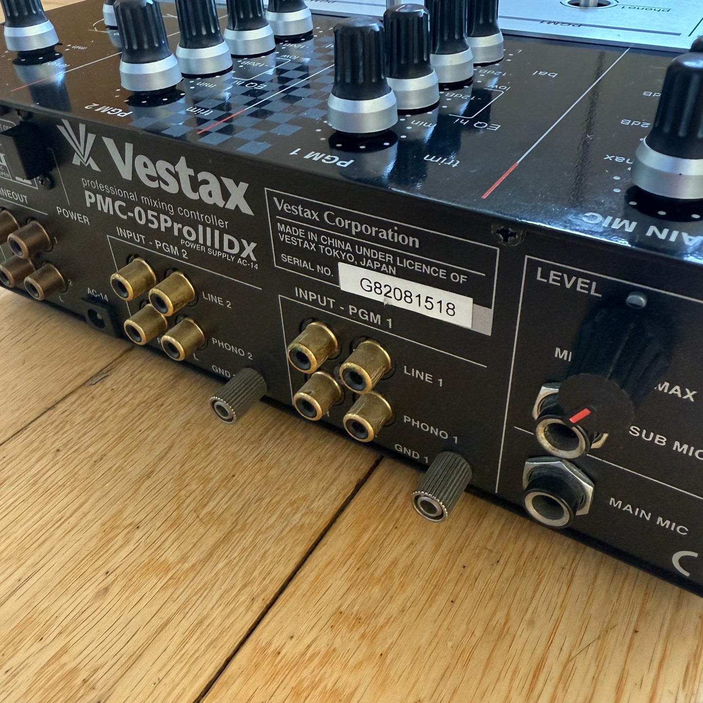 Vestax PMC-05 Pro III DX Scratch Mixer | Serviced PSU