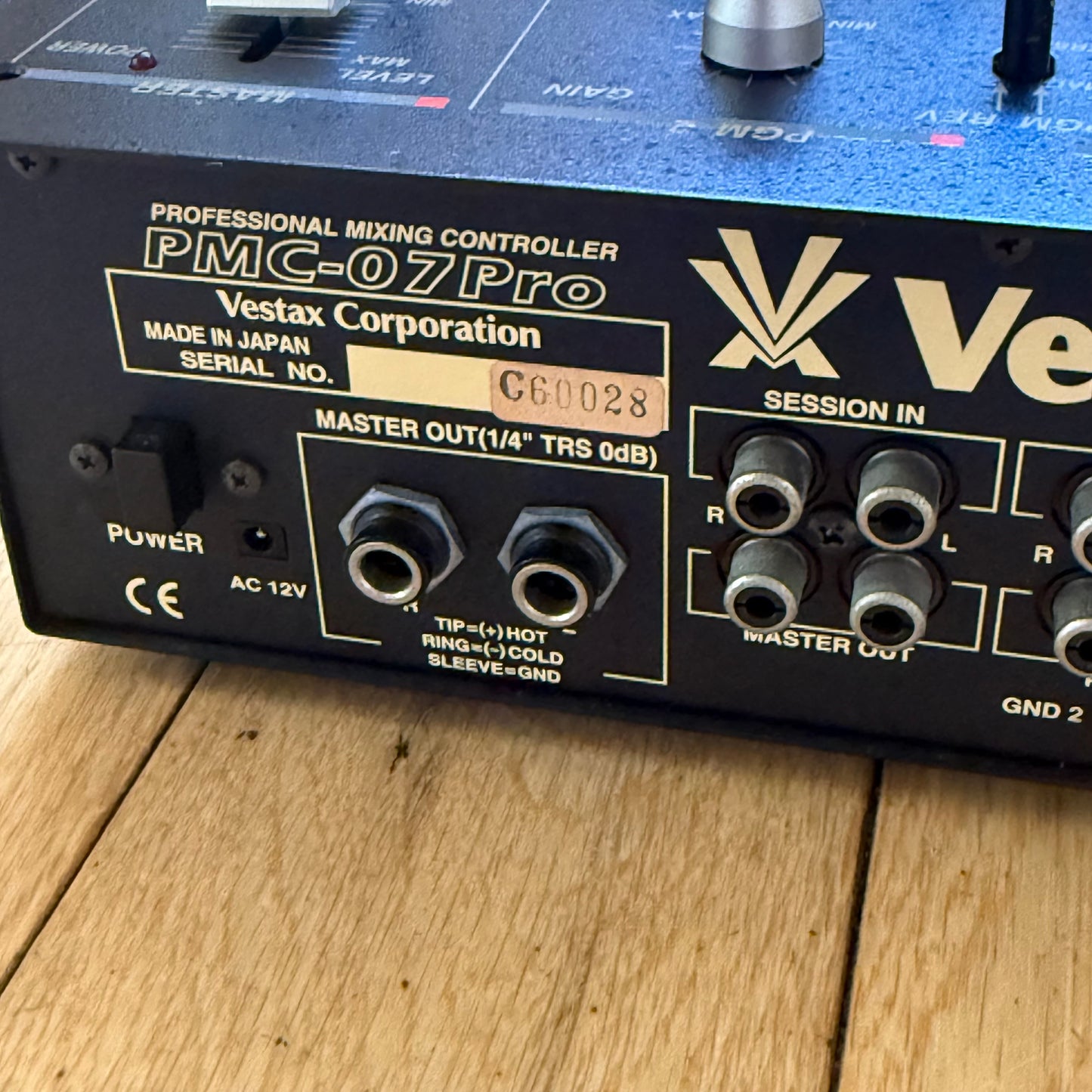 Vestax PMC-07 Pro Black Edition Mixer Remix Serviced Mixer inc AC-12 PSU