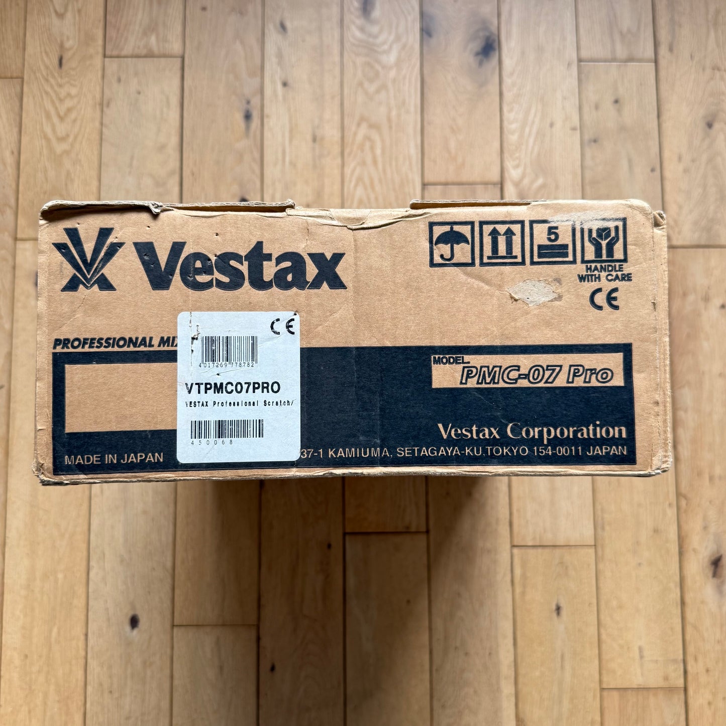 Vestax PMC-07 Pro Boxed & Serviced Mixer inc AC-12 PSU