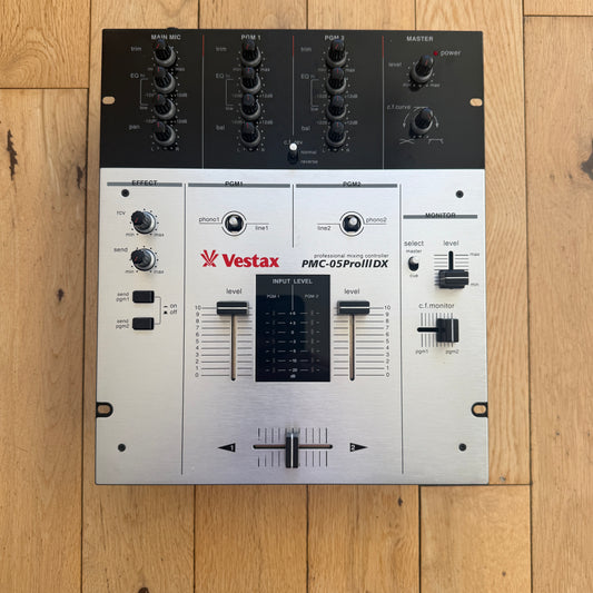 Vestax PMC-05 Pro III DX Scratch Mixer | Serviced PSU