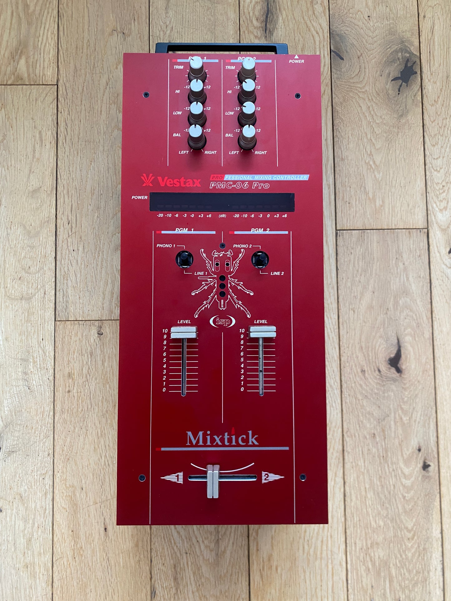 Vestax PMC-06 Pro A Serviced Mixer With ISP Faceplate