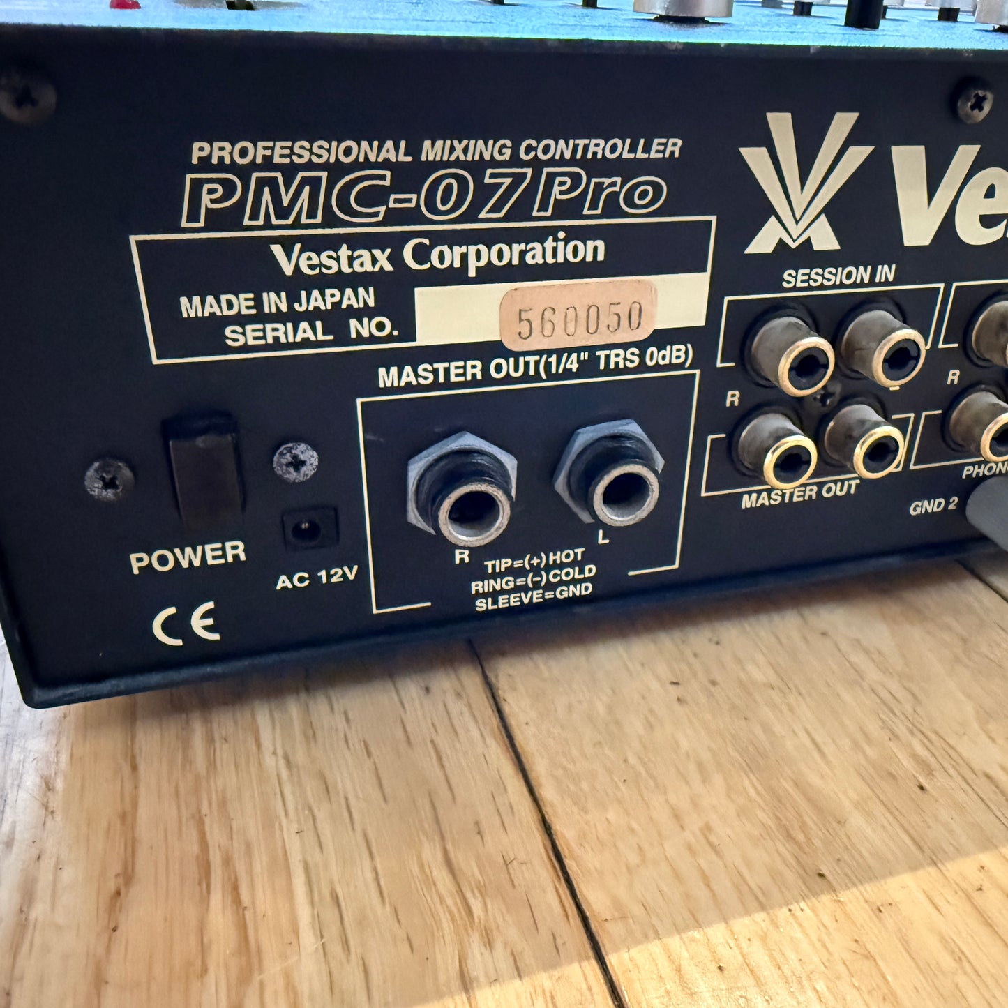 Vestax PMC-07 Pro Mixer Remix Serviced Mixer inc AC-12 PSU