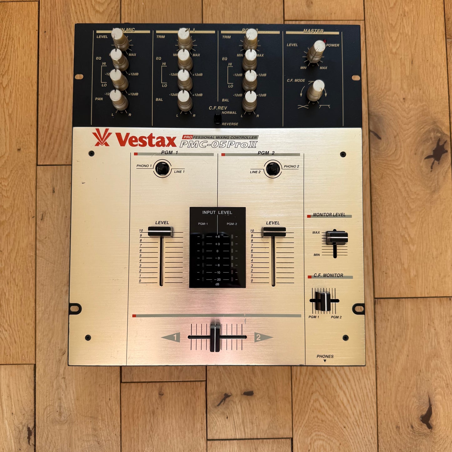Vestax PMC-05 Pro II Serviced & Upgraded Scratch Mixer with DC-15 PSU