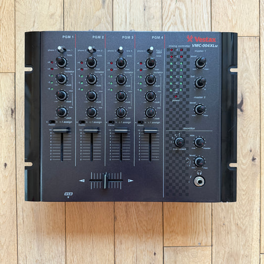 Vestax VMC-004 XLU TUB USB DJ Mixer | Serviced with PSU