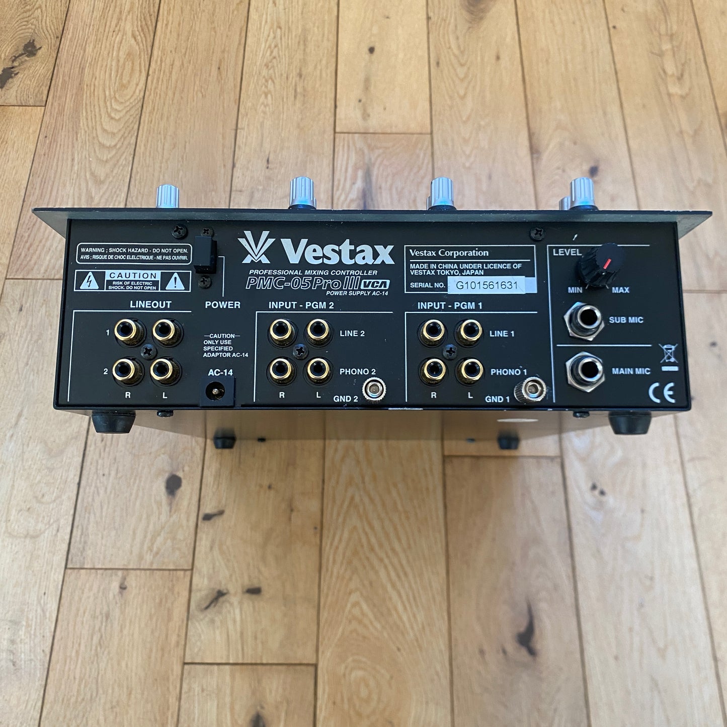 Vestax PMC-05 Pro III Serviced Scratch DJ Mixer | VCA Clean