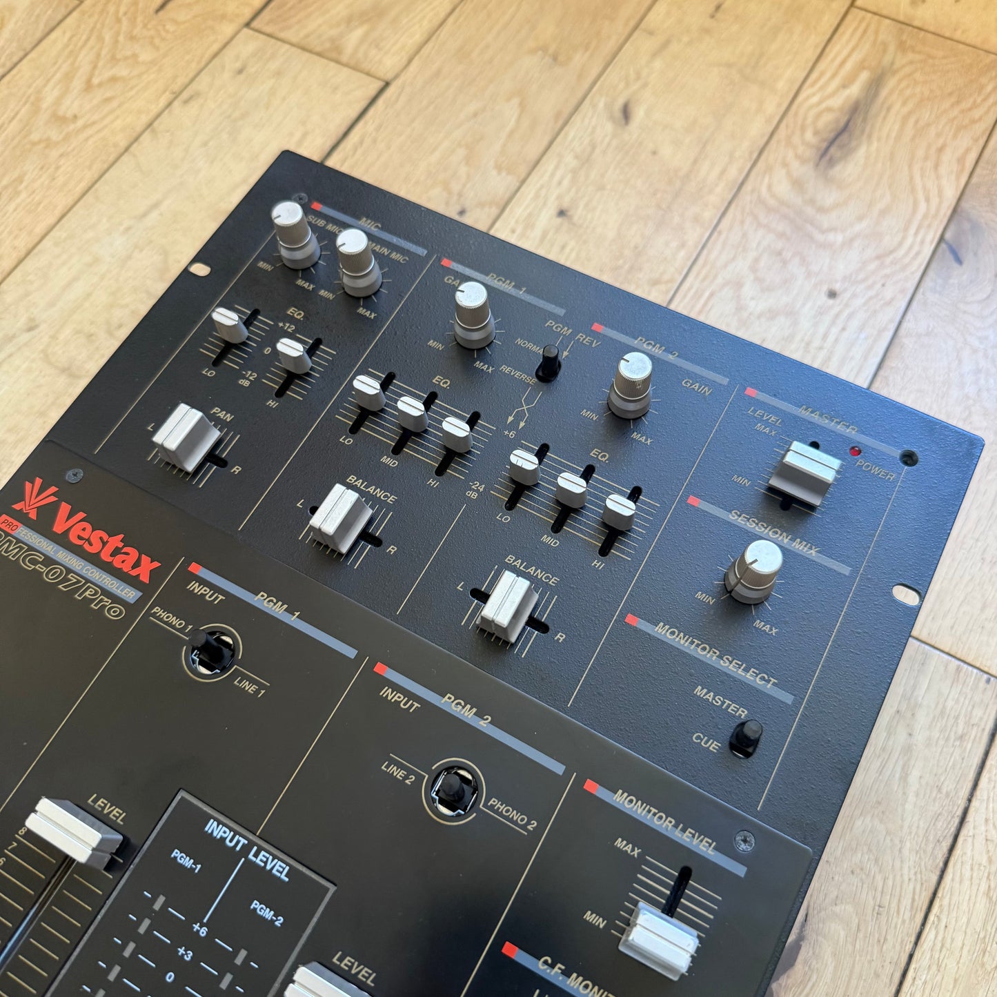 Vestax PMC-07 Pro Black Edition Mixer Remix Serviced Mixer inc AC-12 PSU