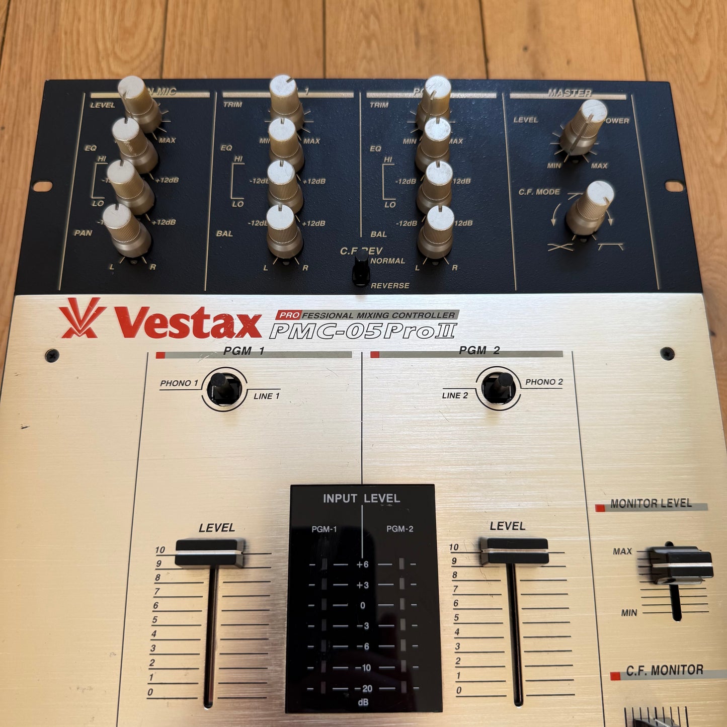 Vestax PMC-05 Pro II Serviced & Upgraded Scratch Mixer with DC-15 PSU