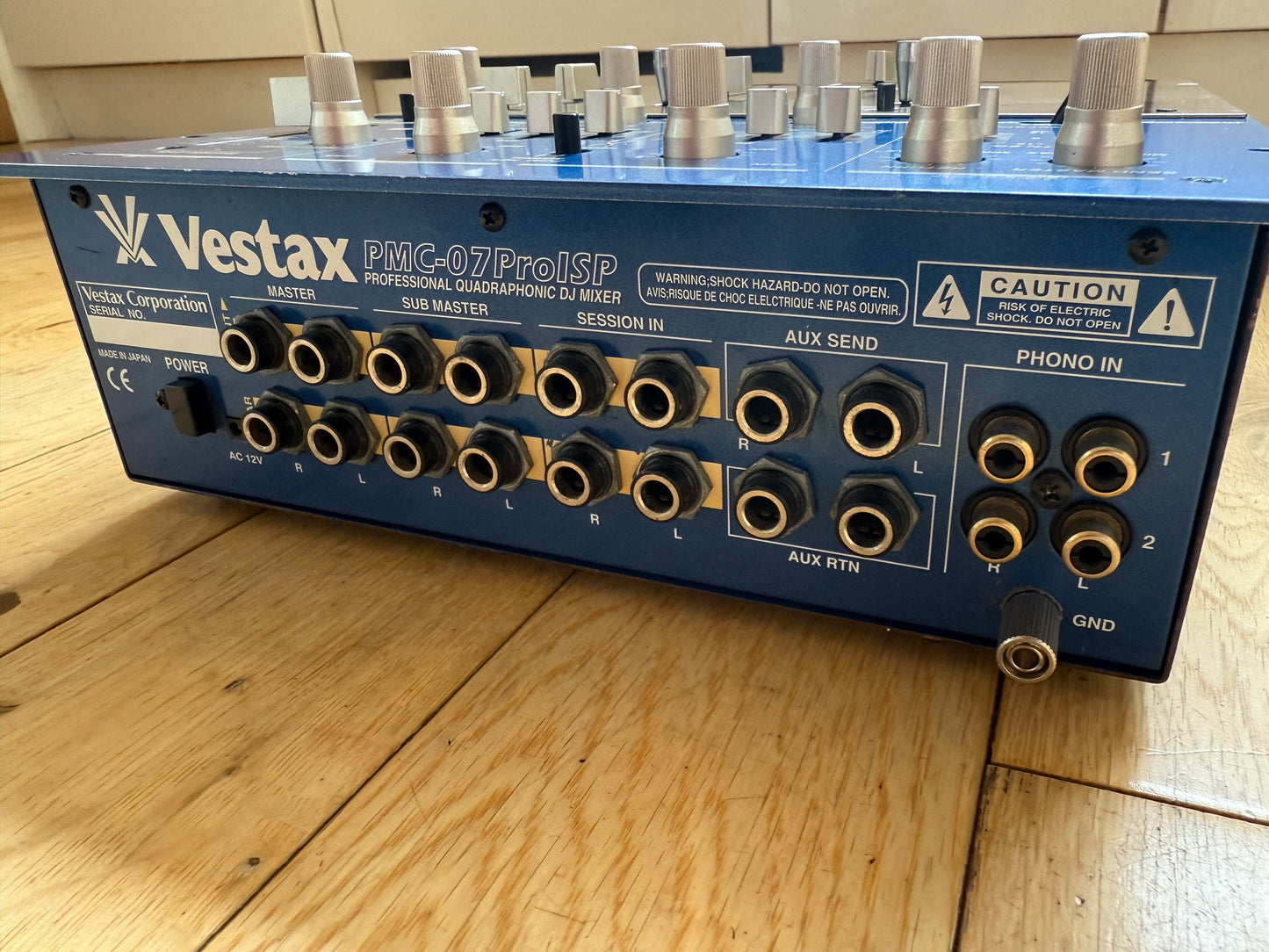 Vestax PMC-07 Pro ISP DJ Mixer | Serviced with PSU