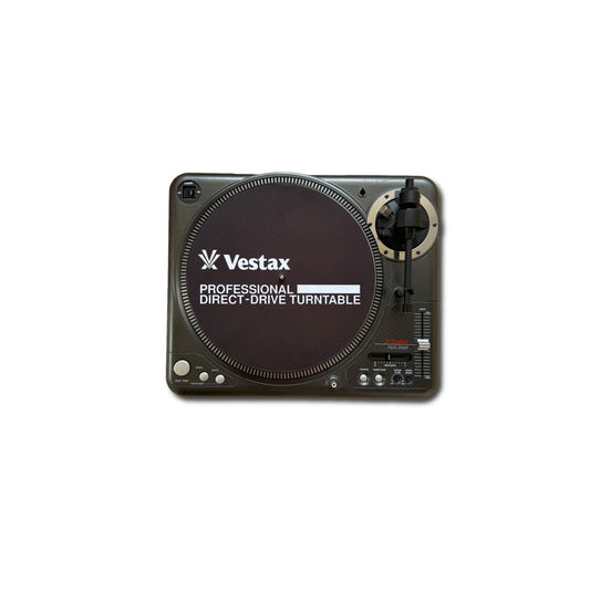 Vestax PDX-2000 MKII Reproduction SuperSlippery 12” Slipmat | Professional Direct-Drive Turntable