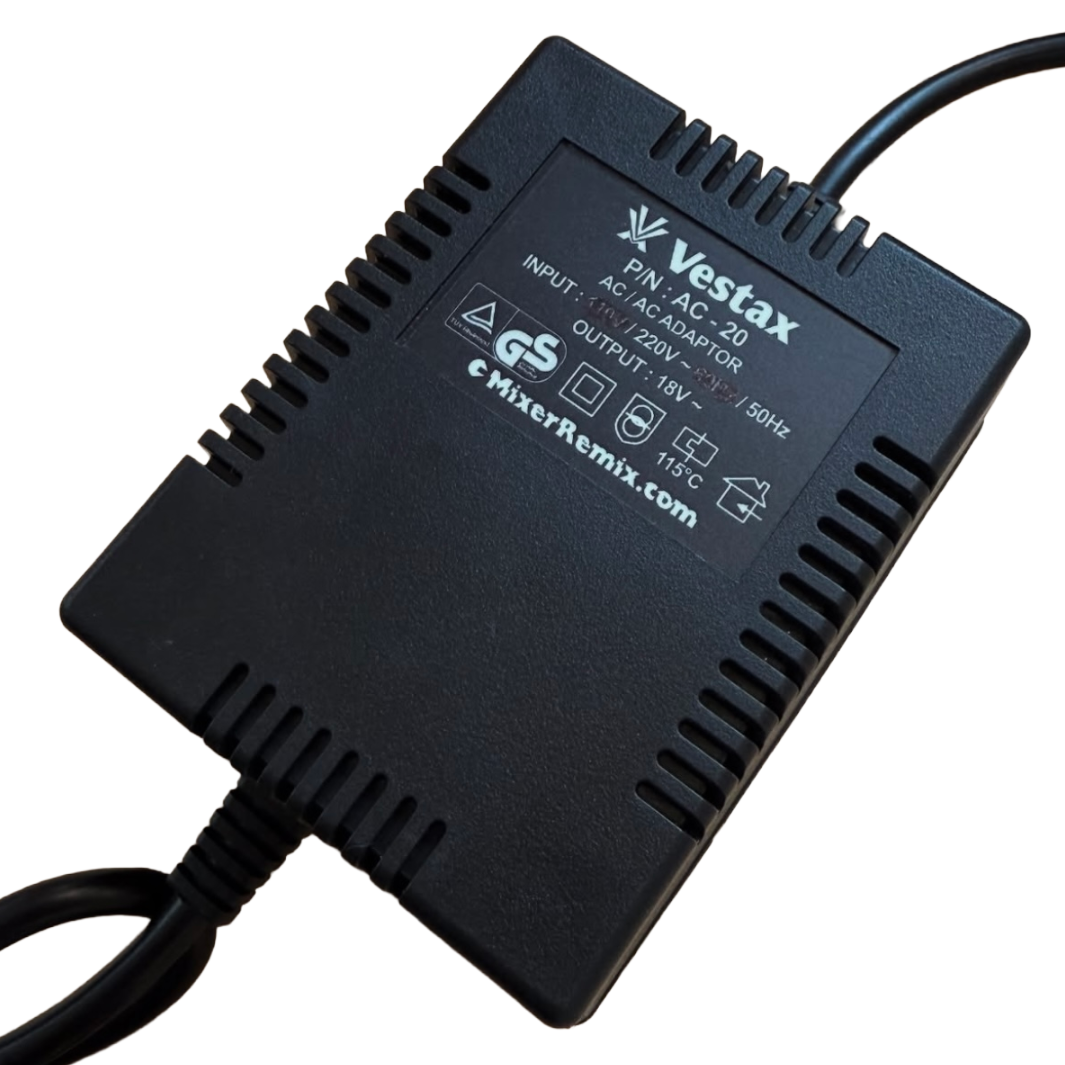 Vestax AC-20 Replacement 20V AC PSU