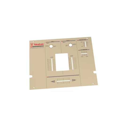 Vestax PMC-07 Pro Gold Champagne Reproduction Faceplate