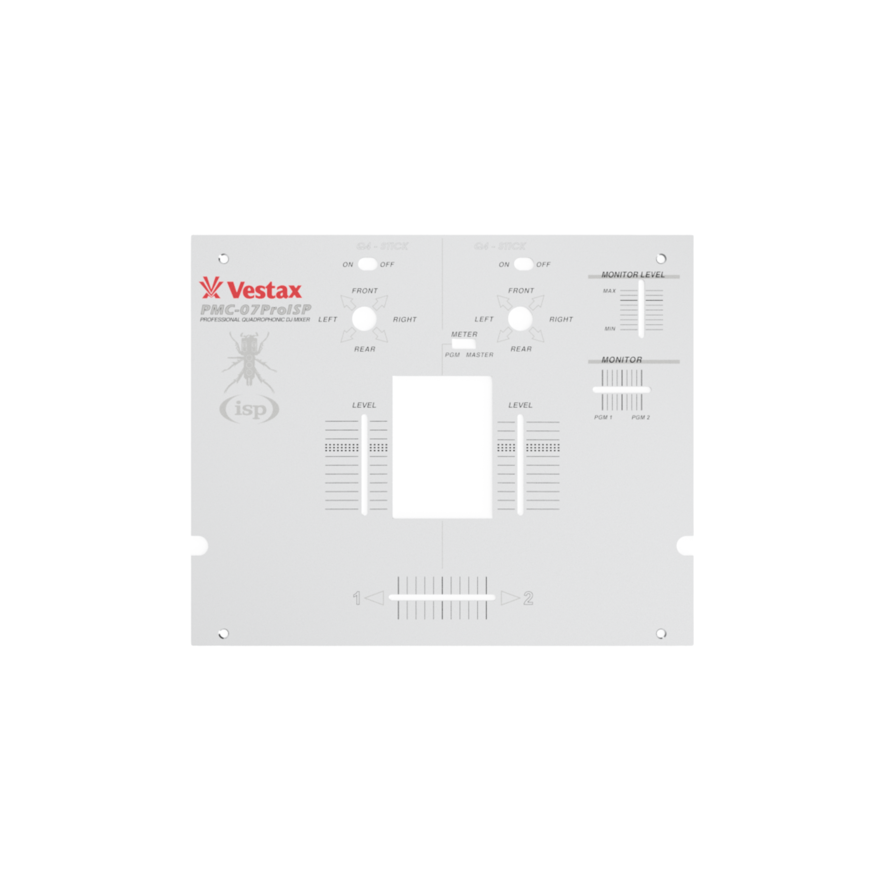Vestax PMC-07 Pro ISP Faceplate | Reproduction & Durable