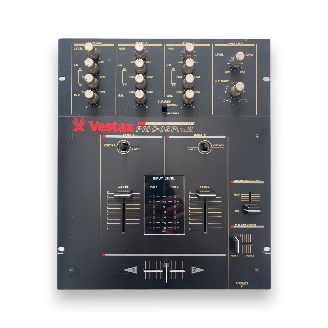 Vestax PMC-05 Pro II Black Reproduction Faceplate – MixerRemix