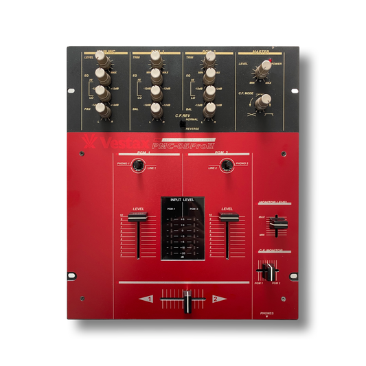Vestax PMC-05 Pro II Red Reproduction Faceplate