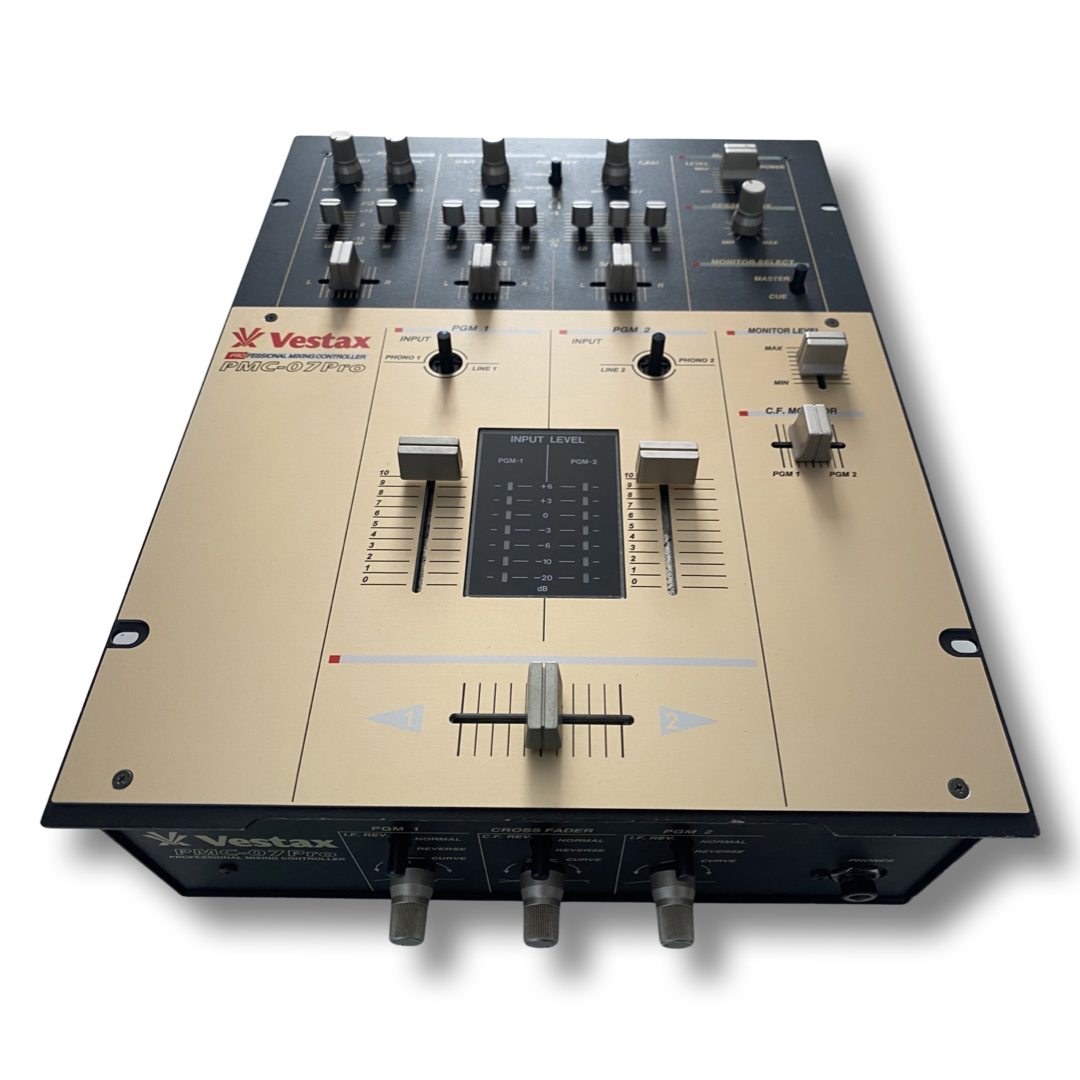 Vestax PMC-07 Pro Gold Reproduction Faceplate