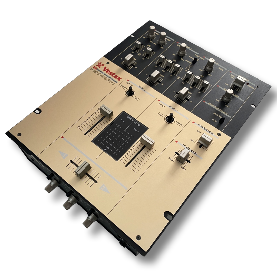 Vestax PMC-07 Pro Gold Reproduction Faceplate
