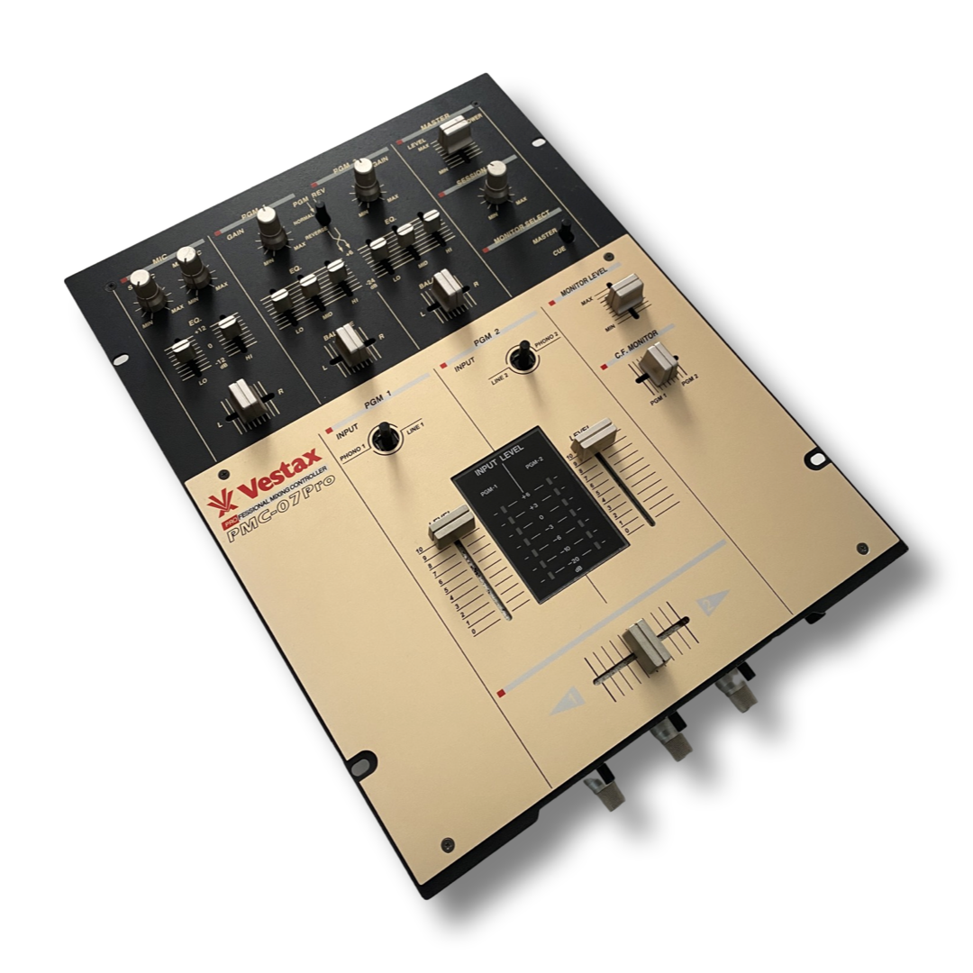 Vestax PMC-07 Pro Gold Reproduction Faceplate