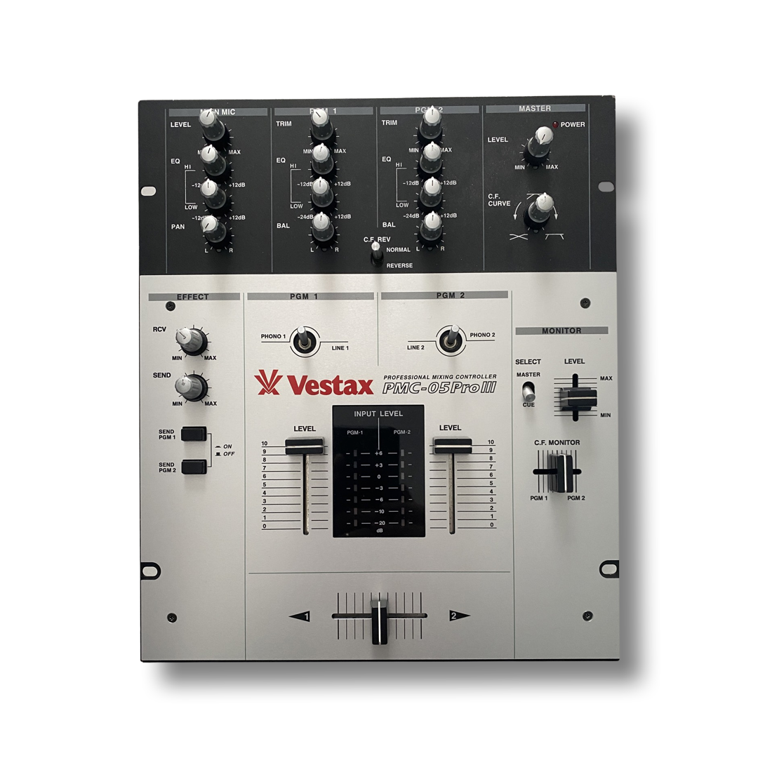 Vestax PMC-05 Pro III Reproduction Faceplate – MixerRemix