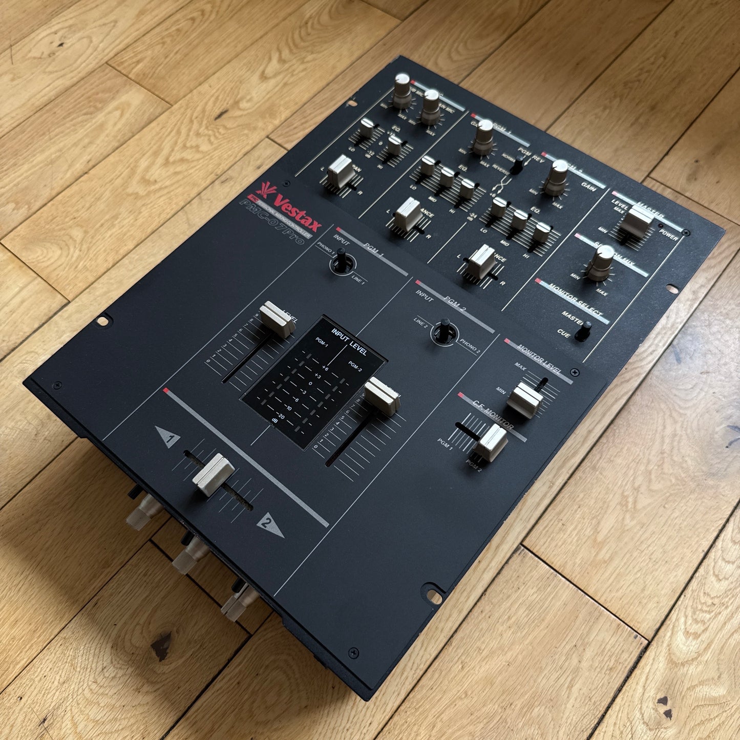 Vestax PMC-07 Pro Black MixerRemix Serviced Mixer inc AC-12 PSU S/N Unknown