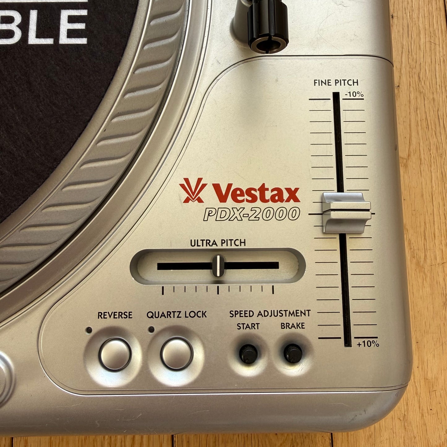 Vestax PDX-2000 Fully Serviced DJ Turntable Deck S/N 36U100046