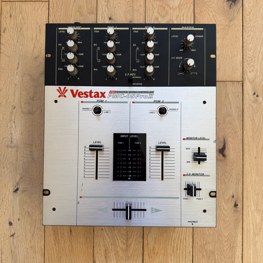 Vestax PMC-05 Pro II Serviced Scratch Mixer with DC-15 PSU