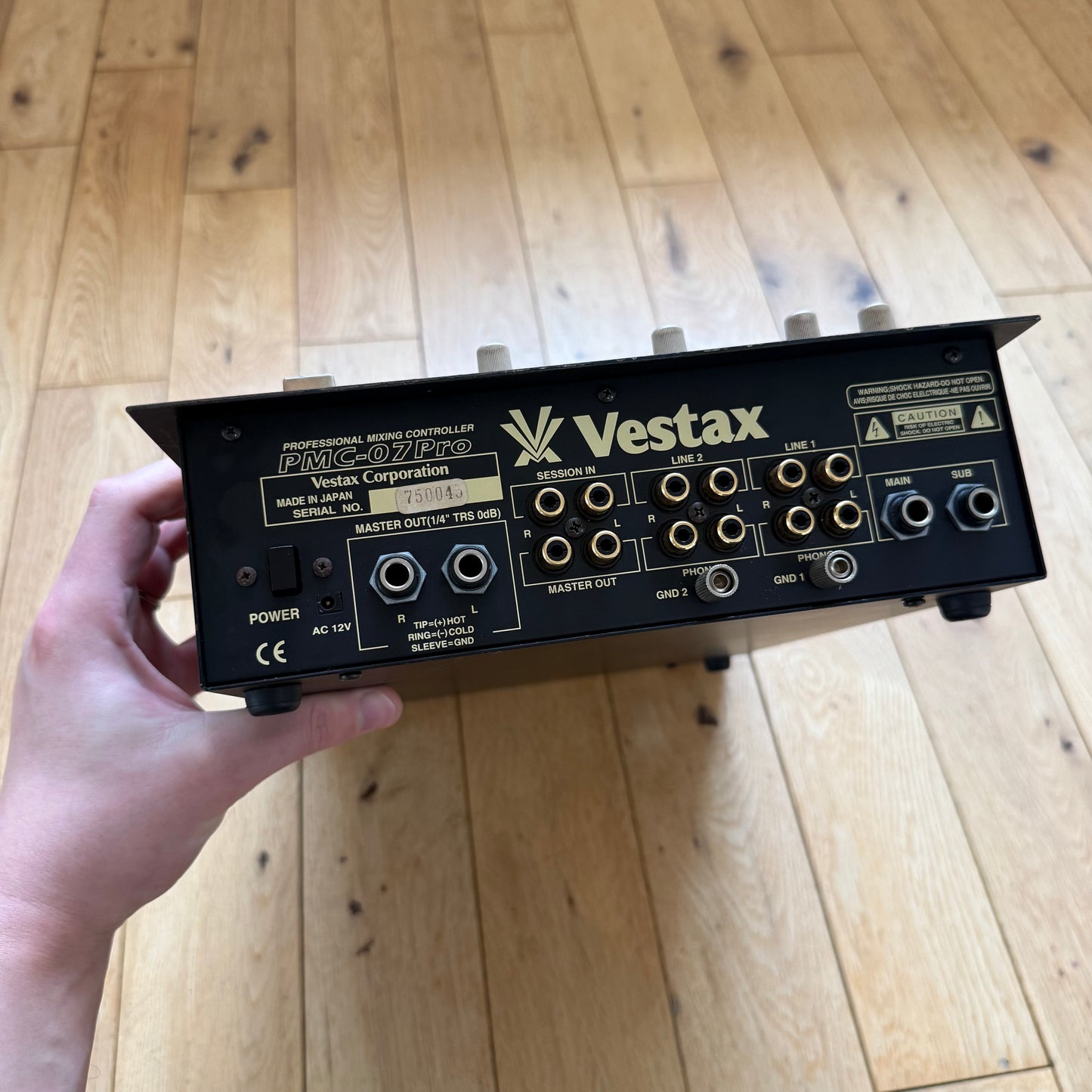 Pre-Order Vestax PMC-07 Pro Serviced Mixer inc AC-12 PSU S/N 750045