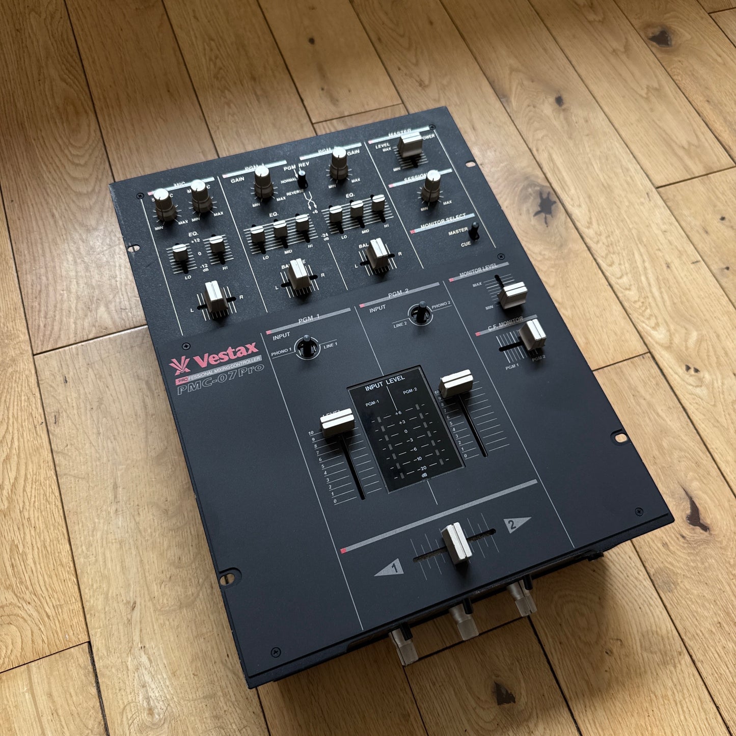 Vestax PMC-07 Pro Black MixerRemix Serviced Mixer inc AC-12 PSU S/N Unknown