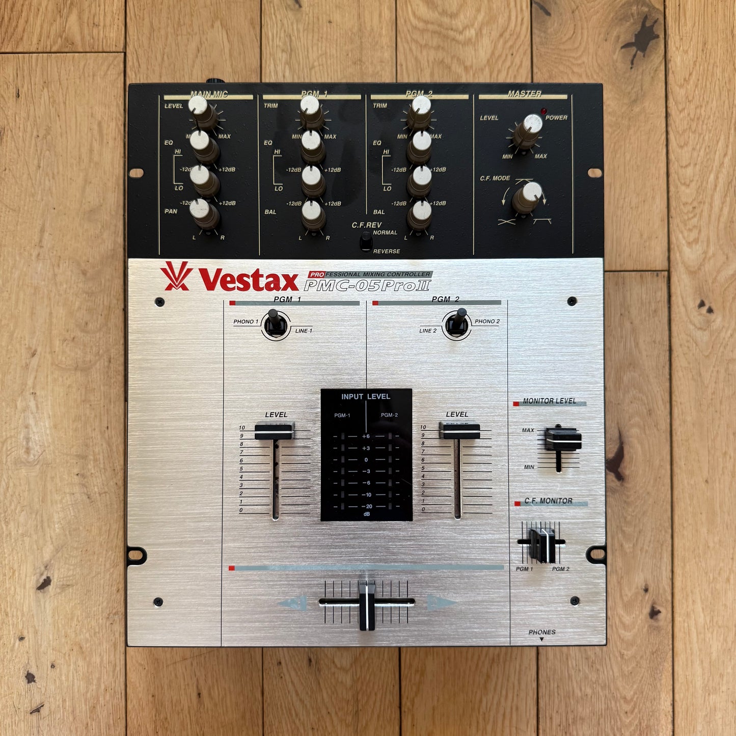 Vestax PMC-05 Pro II Super Clean Serviced Scratch Mixer with DC-15 PSU