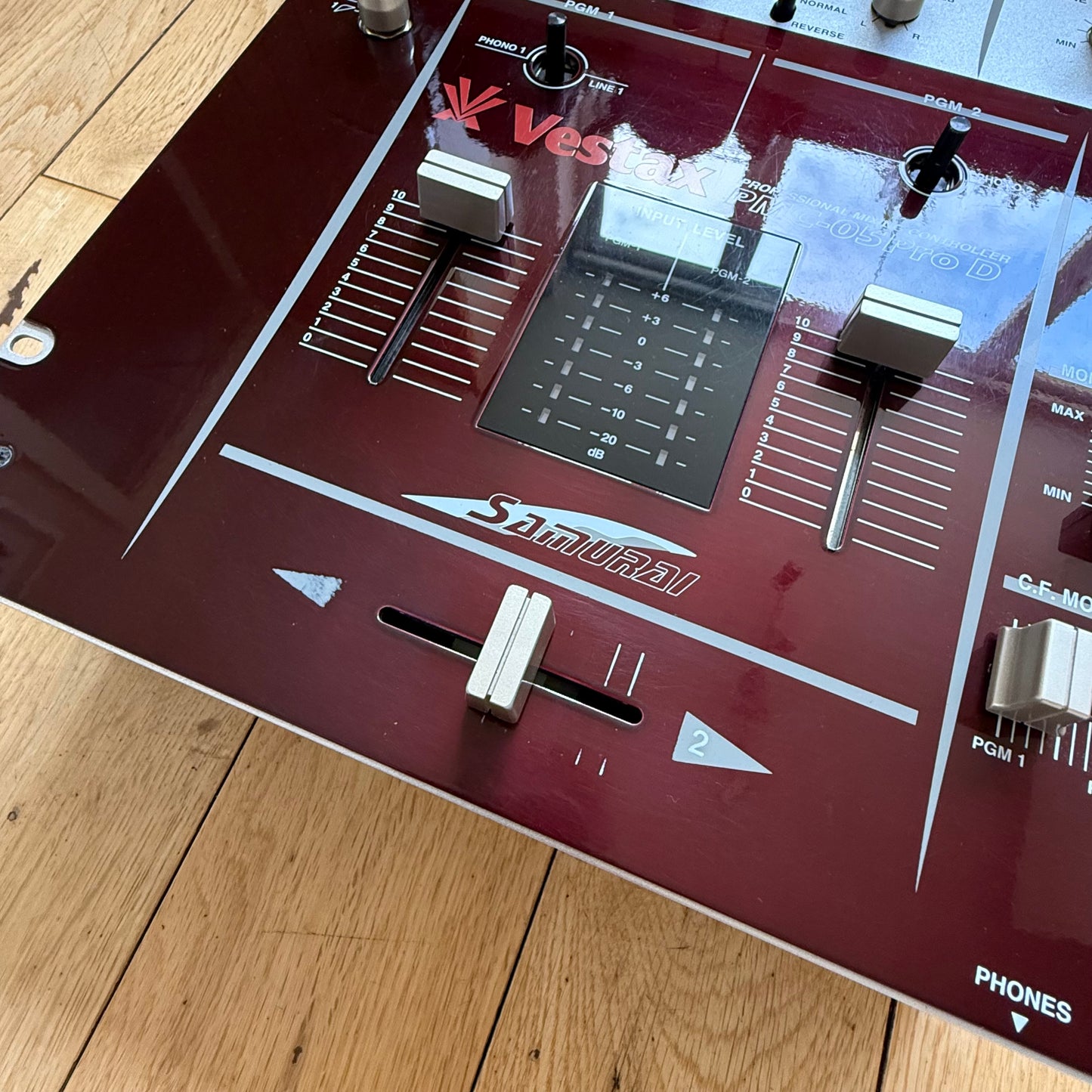 Vestax PMC-05 Pro D Samurai Boxed MixerRemix Serviced Mixer inc DC-15 PSU