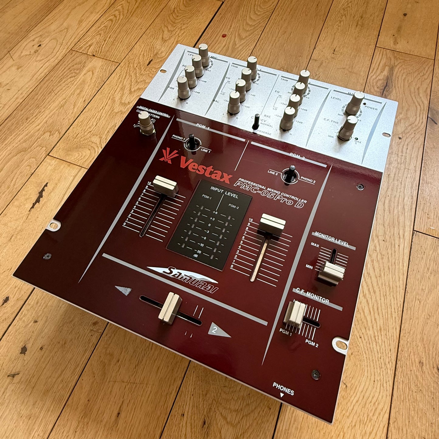 Vestax PMC-05 Pro D Samurai Boxed MixerRemix Serviced Mixer inc DC-15 PSU