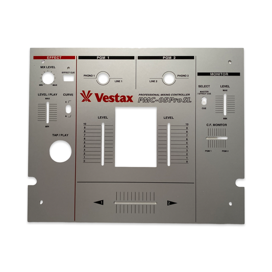 Vestax PMC-05 Pro-SL Reproduction Faceplate