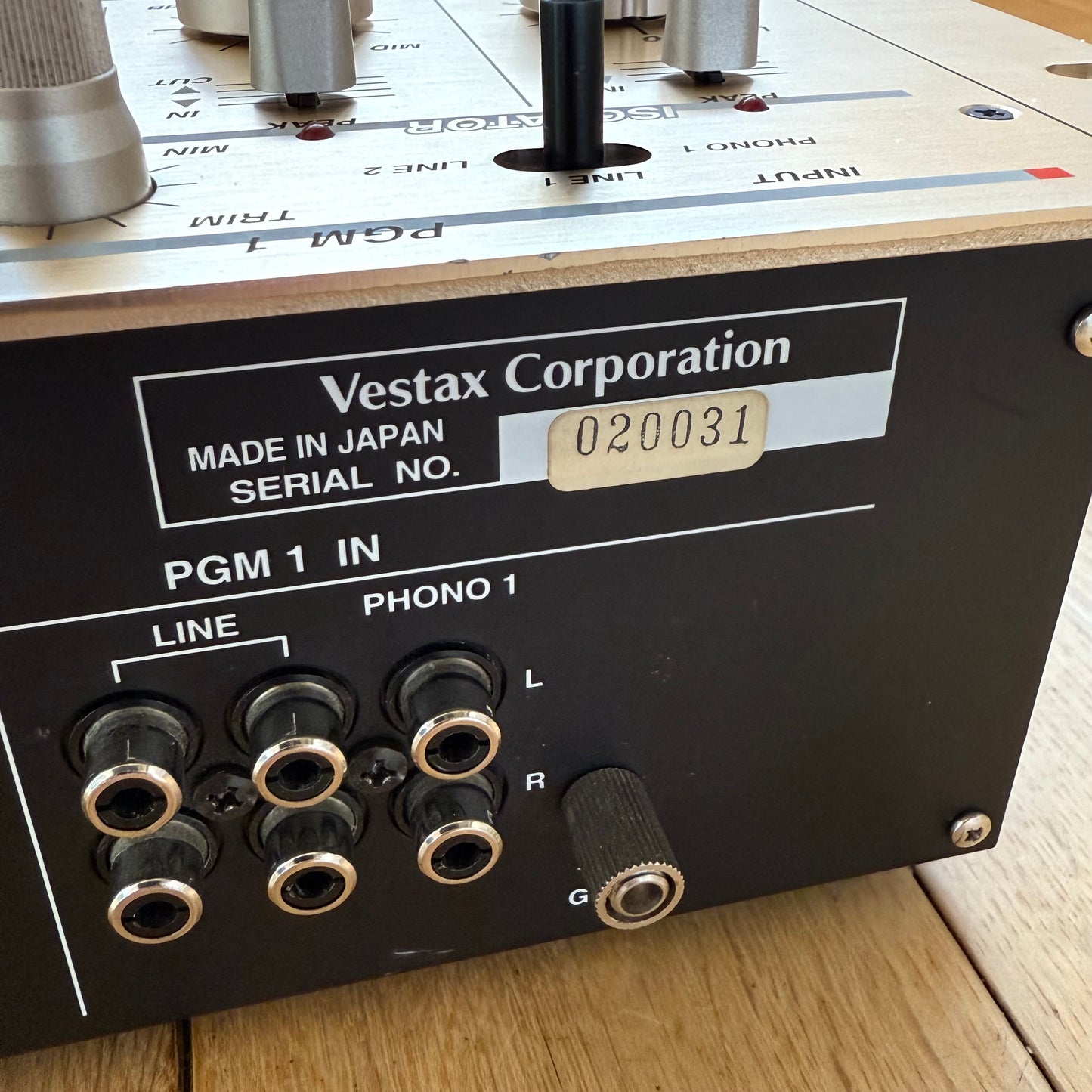 Vestax PMC-25 Serviced & Upgraded Rotary Rack Capable Mixer inc AC-12 PSU