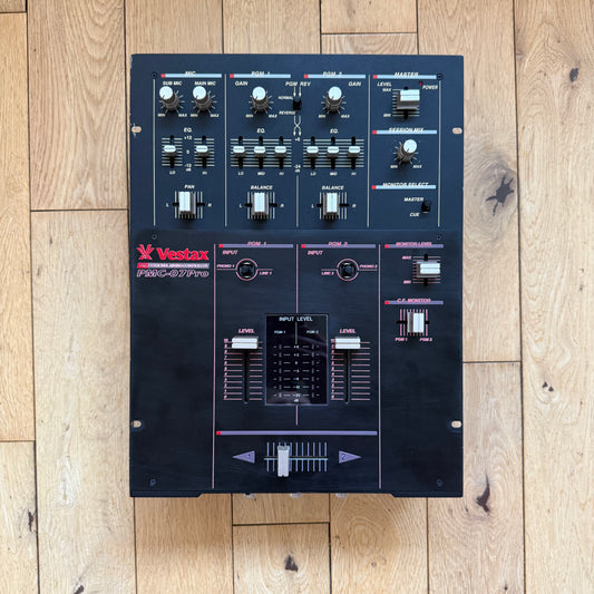 Vestax PMC-07 Pro MixerRemix Limited Edition Serviced Mixer inc AC-12 PSU S/N Unknown