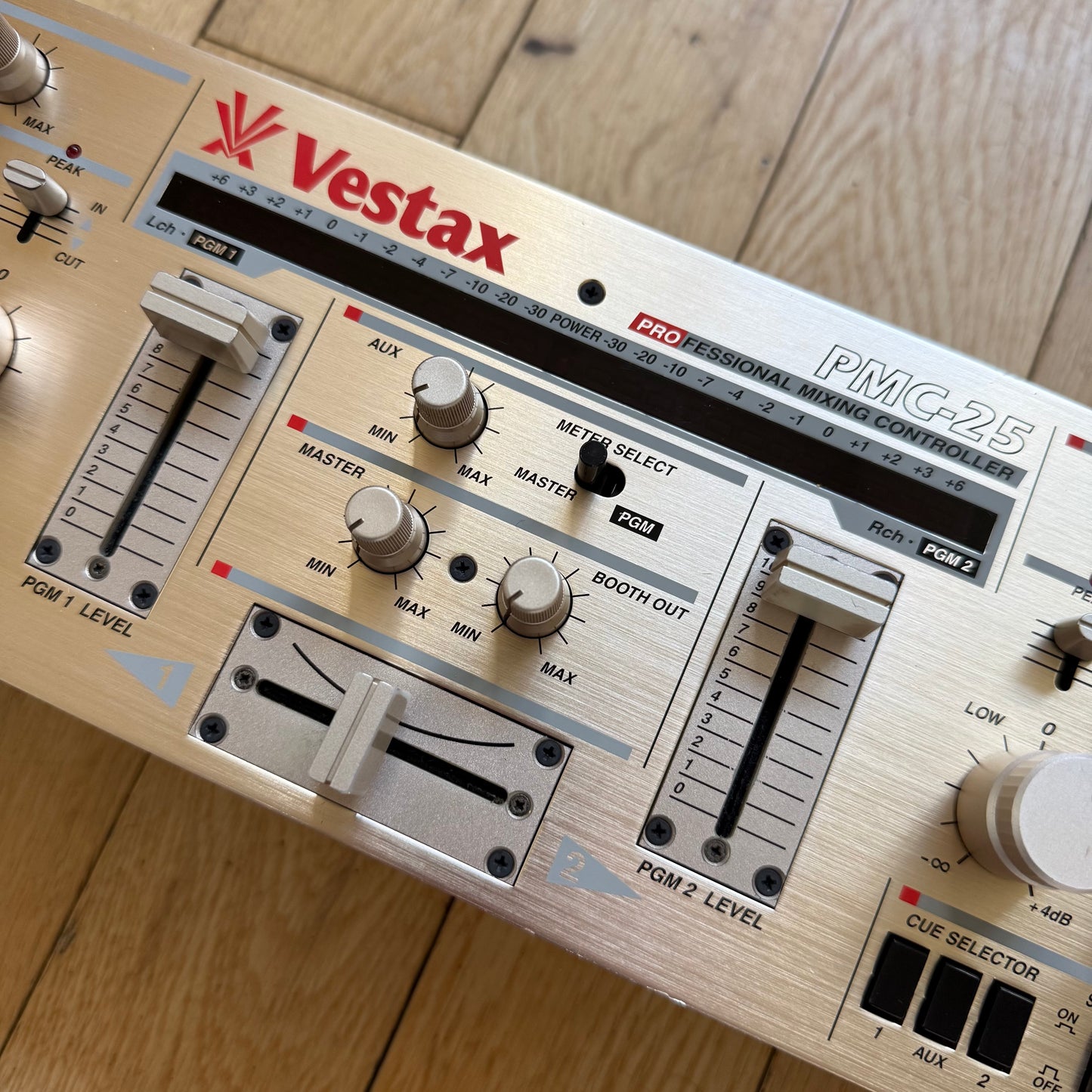 Vestax PMC-25 Serviced & Upgraded Rotary Rack Capable Mixer inc AC-12 PSU