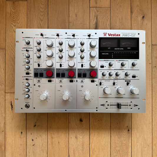 Vestax PMC-CX Rare Upgraded & Serviced Rotary Mixer Inc AC-20 PSU